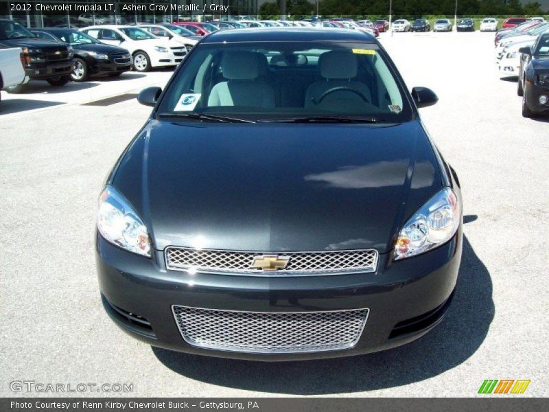 Ashen Gray Metallic / Gray 2012 Chevrolet Impala LT