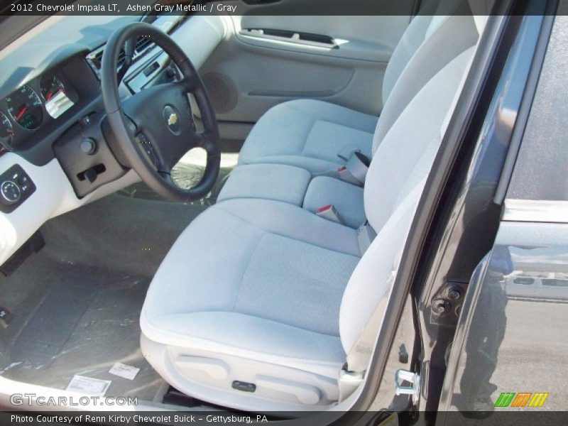 Ashen Gray Metallic / Gray 2012 Chevrolet Impala LT