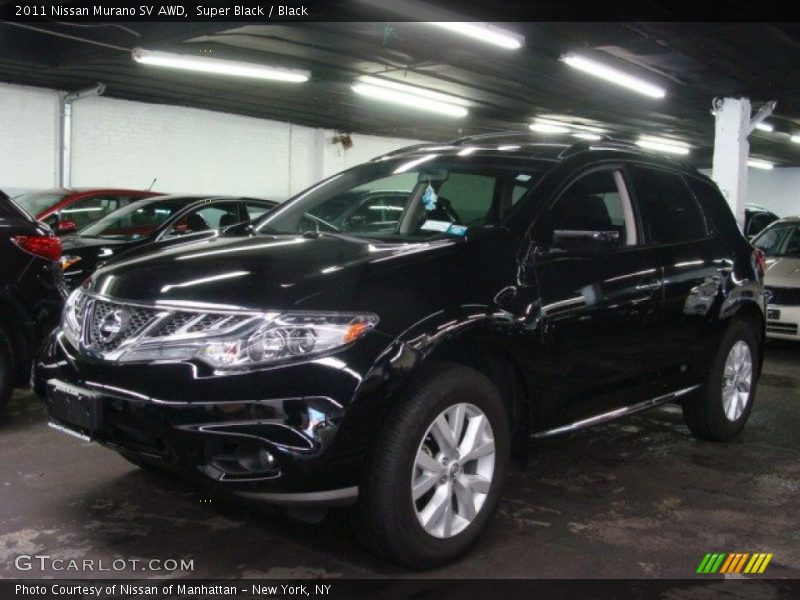 Super Black / Black 2011 Nissan Murano SV AWD