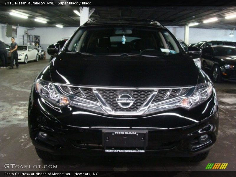 Super Black / Black 2011 Nissan Murano SV AWD