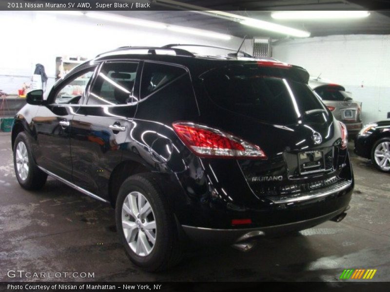Super Black / Black 2011 Nissan Murano SV AWD