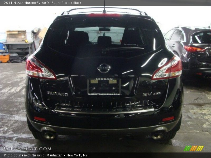 Super Black / Black 2011 Nissan Murano SV AWD