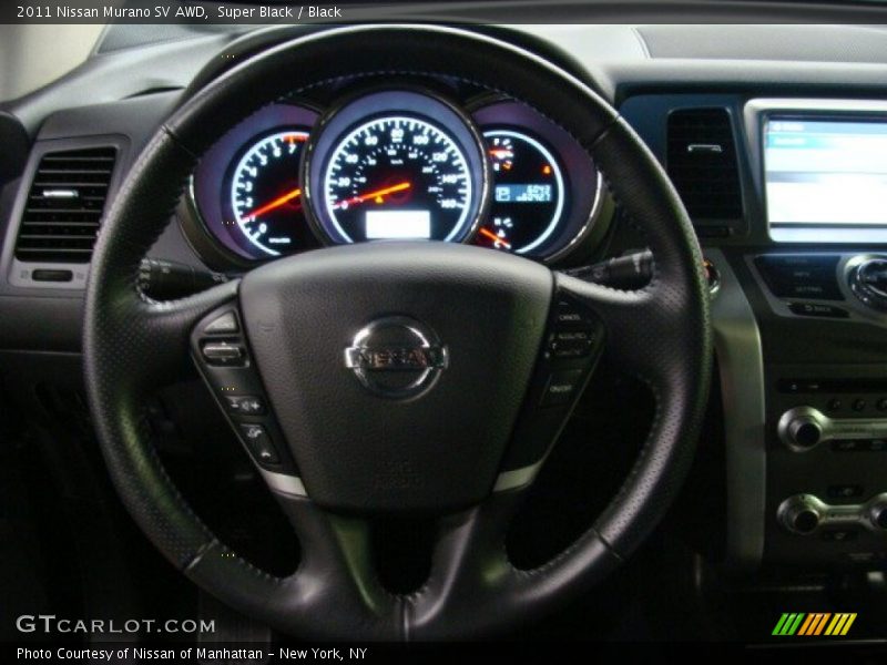 Super Black / Black 2011 Nissan Murano SV AWD