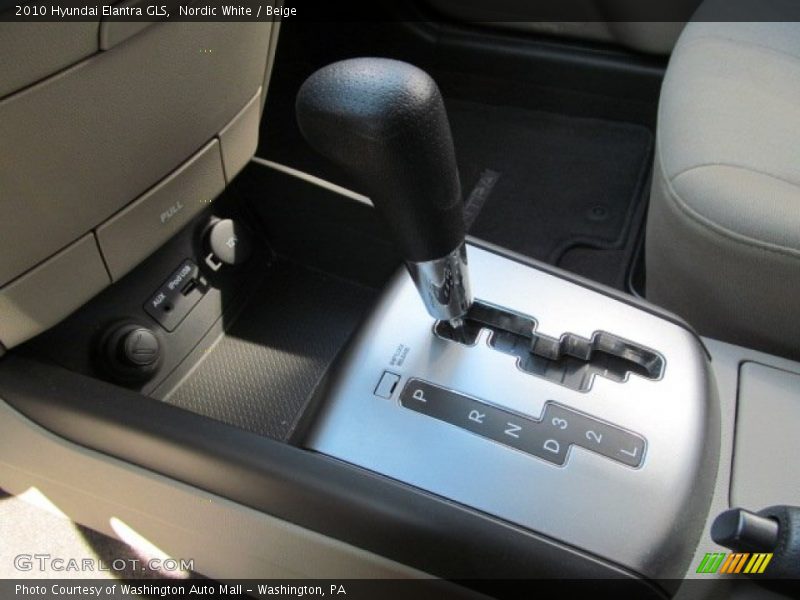 Nordic White / Beige 2010 Hyundai Elantra GLS