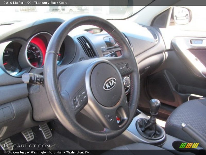 Titanium / Black Sport 2010 Kia Forte SX