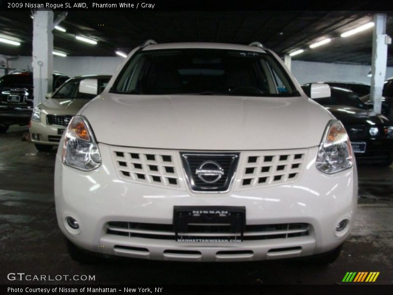 Phantom White / Gray 2009 Nissan Rogue SL AWD