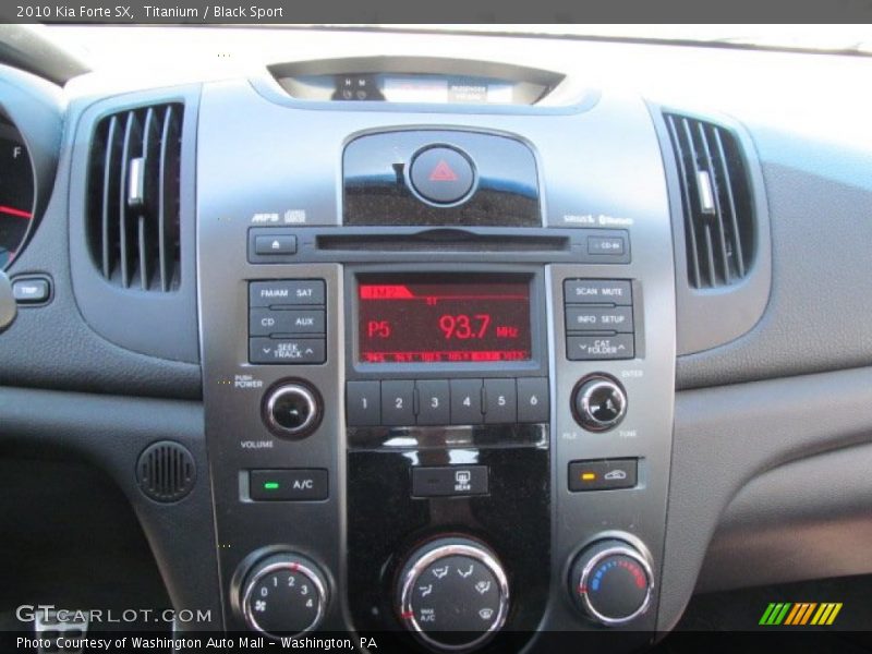 Titanium / Black Sport 2010 Kia Forte SX
