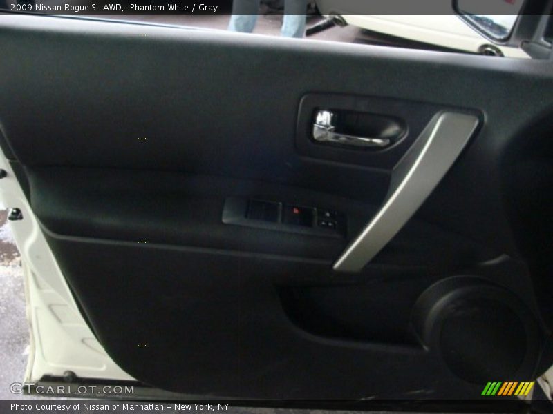 Phantom White / Gray 2009 Nissan Rogue SL AWD