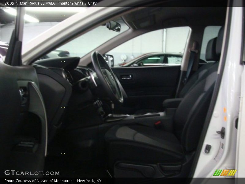 Phantom White / Gray 2009 Nissan Rogue SL AWD