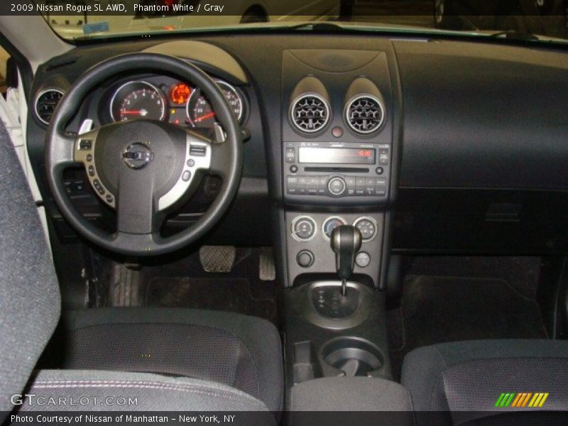 Phantom White / Gray 2009 Nissan Rogue SL AWD