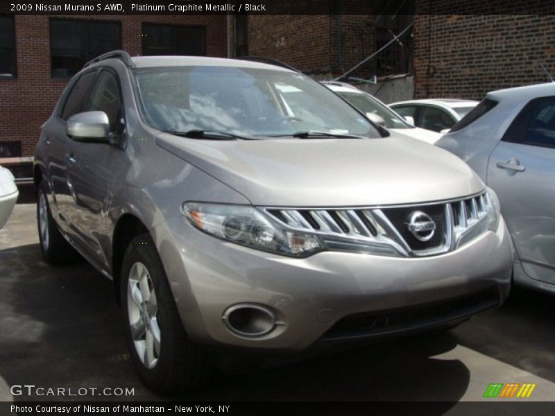 Platinum Graphite Metallic / Black 2009 Nissan Murano S AWD