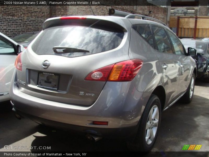 Platinum Graphite Metallic / Black 2009 Nissan Murano S AWD