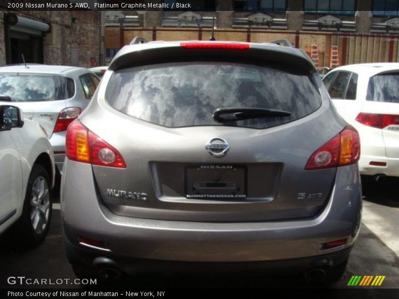 Platinum Graphite Metallic / Black 2009 Nissan Murano S AWD