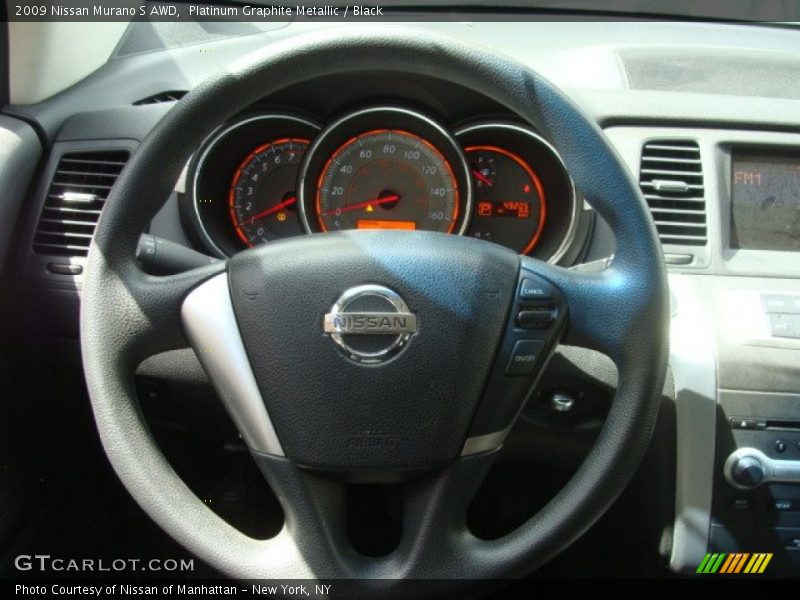 Platinum Graphite Metallic / Black 2009 Nissan Murano S AWD