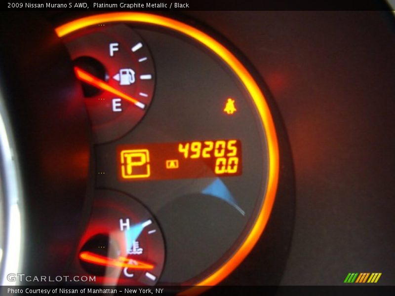 Platinum Graphite Metallic / Black 2009 Nissan Murano S AWD