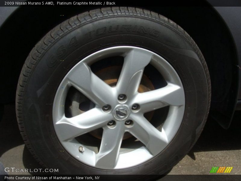 Platinum Graphite Metallic / Black 2009 Nissan Murano S AWD