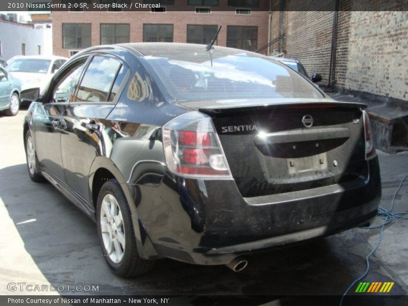 Super Black / Charcoal 2010 Nissan Sentra 2.0 SR