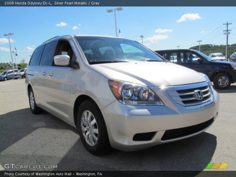 Silver Pearl Metallic / Gray 2008 Honda Odyssey EX-L