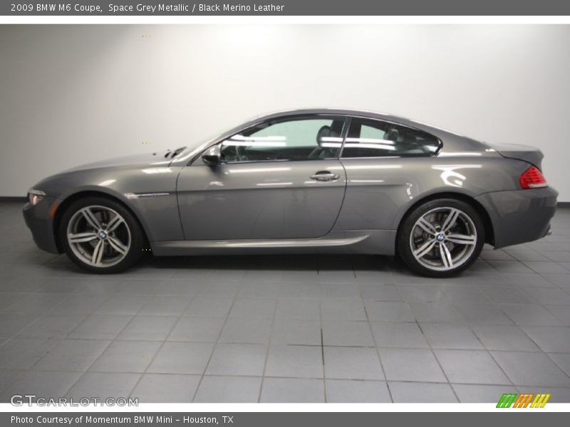 Space Grey Metallic / Black Merino Leather 2009 BMW M6 Coupe