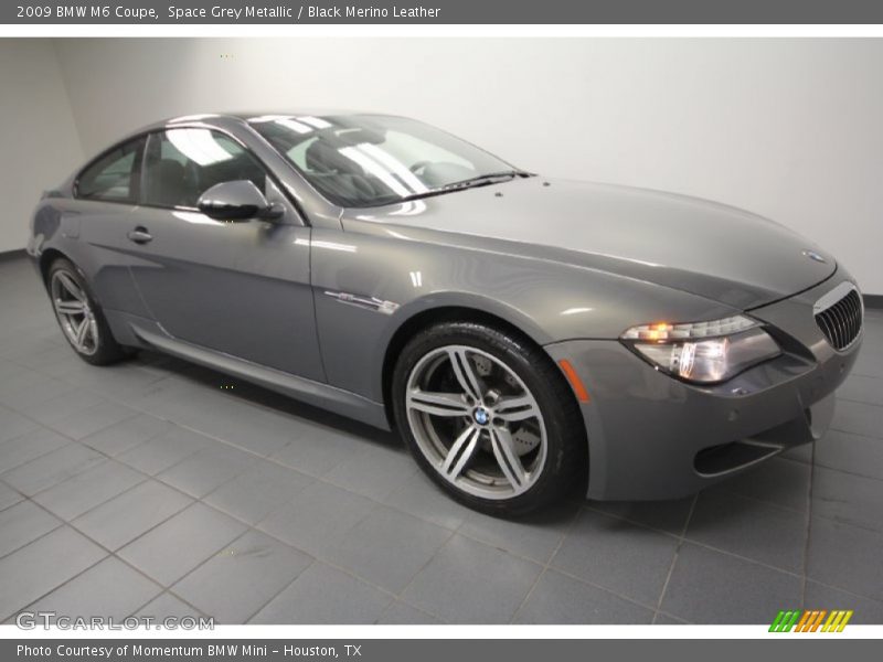 Space Grey Metallic / Black Merino Leather 2009 BMW M6 Coupe