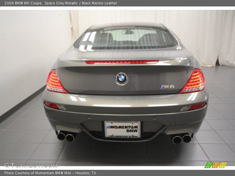 Space Grey Metallic / Black Merino Leather 2009 BMW M6 Coupe