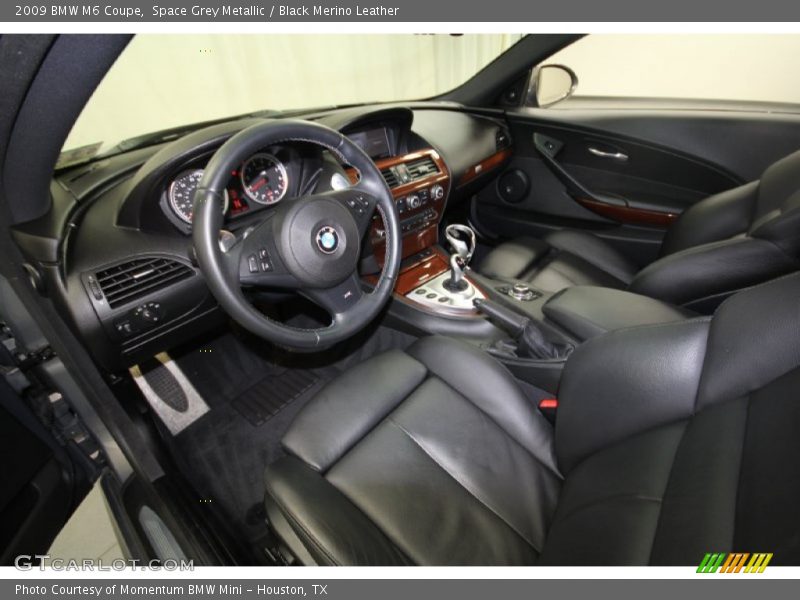  2009 M6 Coupe Black Merino Leather Interior