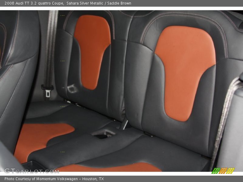 Rear Seat of 2008 TT 3.2 quattro Coupe