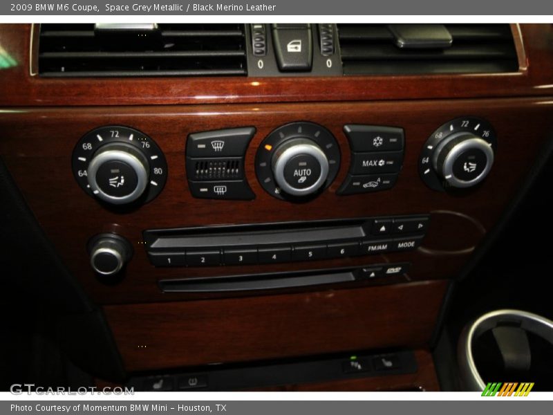 Controls of 2009 M6 Coupe