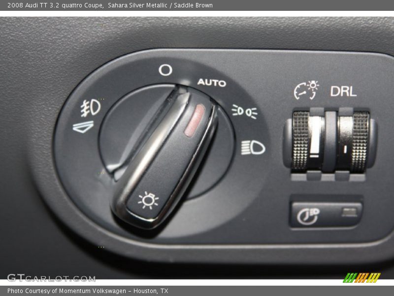 Controls of 2008 TT 3.2 quattro Coupe
