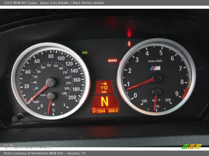  2009 M6 Coupe Coupe Gauges