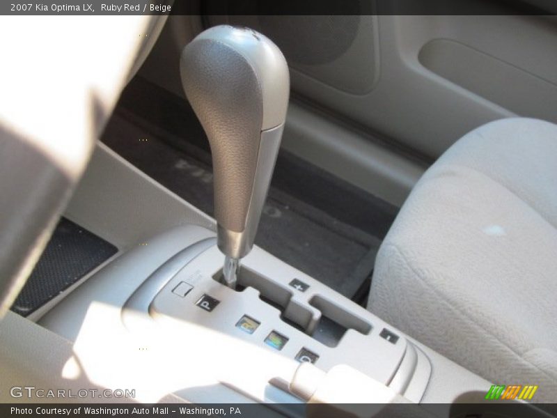 Ruby Red / Beige 2007 Kia Optima LX