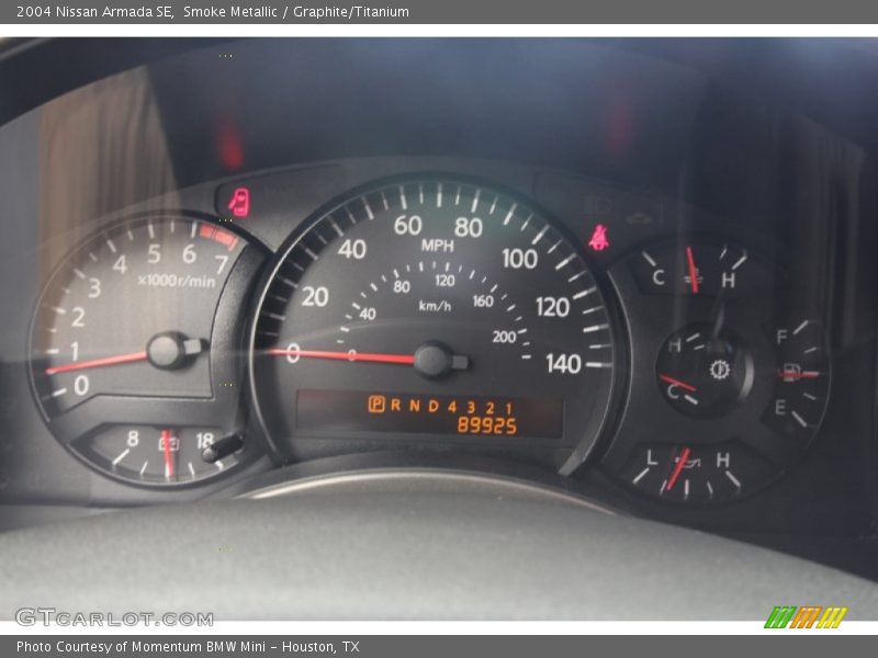 Smoke Metallic / Graphite/Titanium 2004 Nissan Armada SE