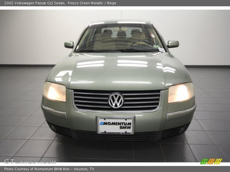 Fresco Green Metallic / Beige 2002 Volkswagen Passat GLS Sedan