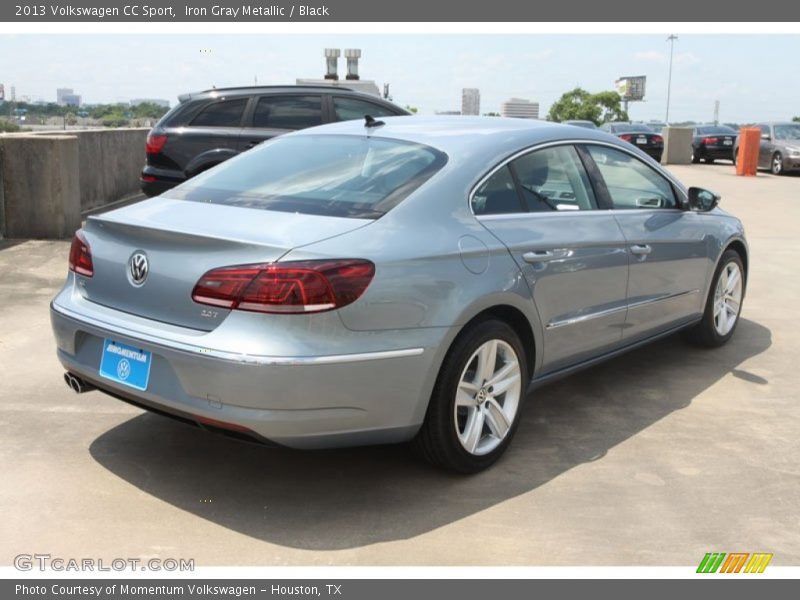 Iron Gray Metallic / Black 2013 Volkswagen CC Sport