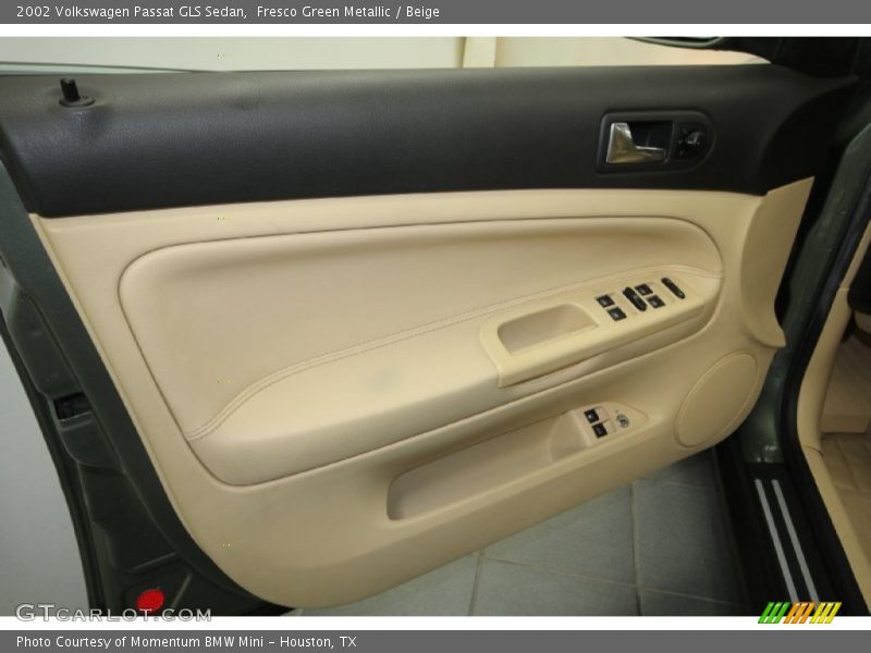 Fresco Green Metallic / Beige 2002 Volkswagen Passat GLS Sedan