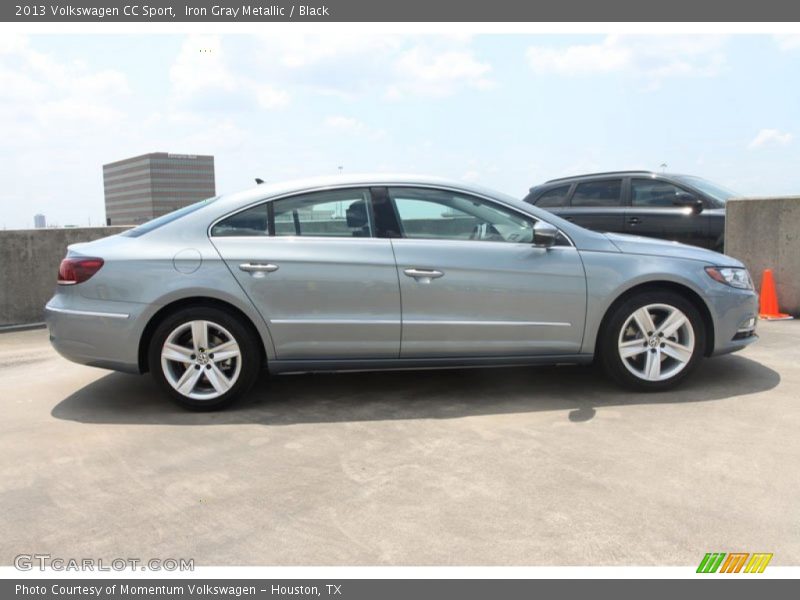 Iron Gray Metallic / Black 2013 Volkswagen CC Sport