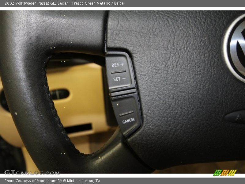 Fresco Green Metallic / Beige 2002 Volkswagen Passat GLS Sedan