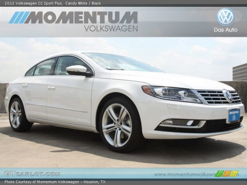 Candy White / Black 2013 Volkswagen CC Sport Plus