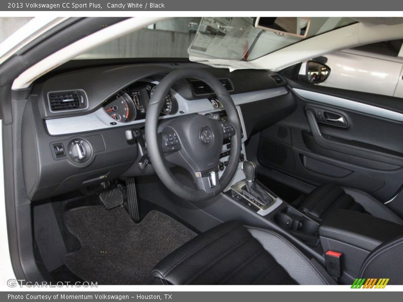 Candy White / Black 2013 Volkswagen CC Sport Plus