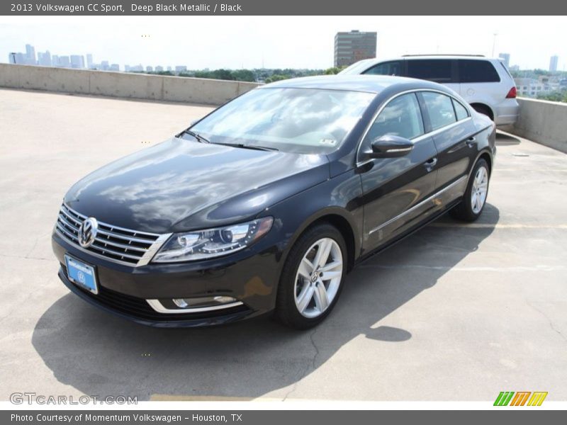 Deep Black Metallic / Black 2013 Volkswagen CC Sport