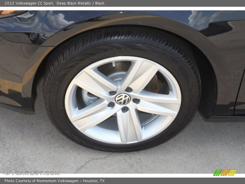 Deep Black Metallic / Black 2013 Volkswagen CC Sport