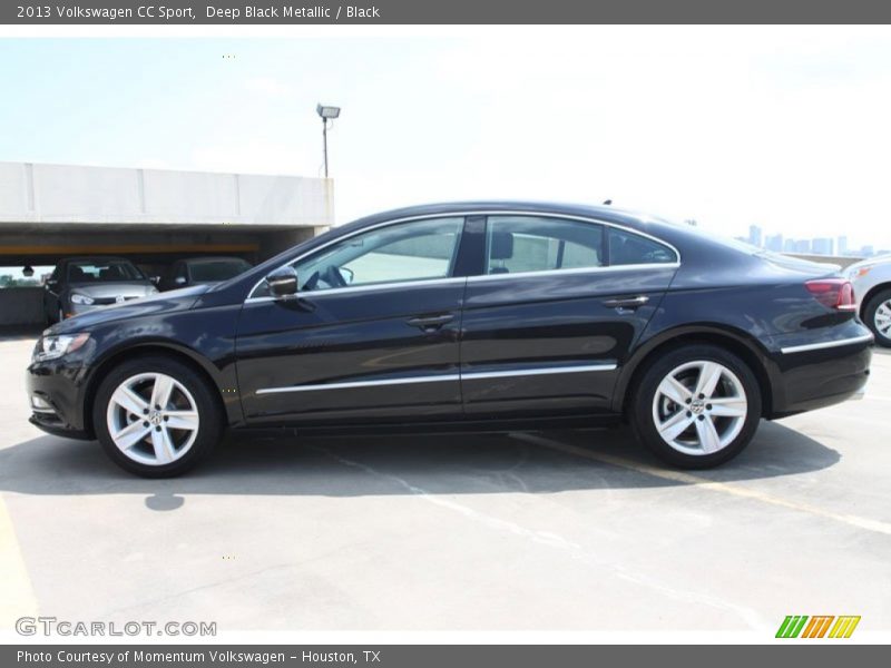 Deep Black Metallic / Black 2013 Volkswagen CC Sport