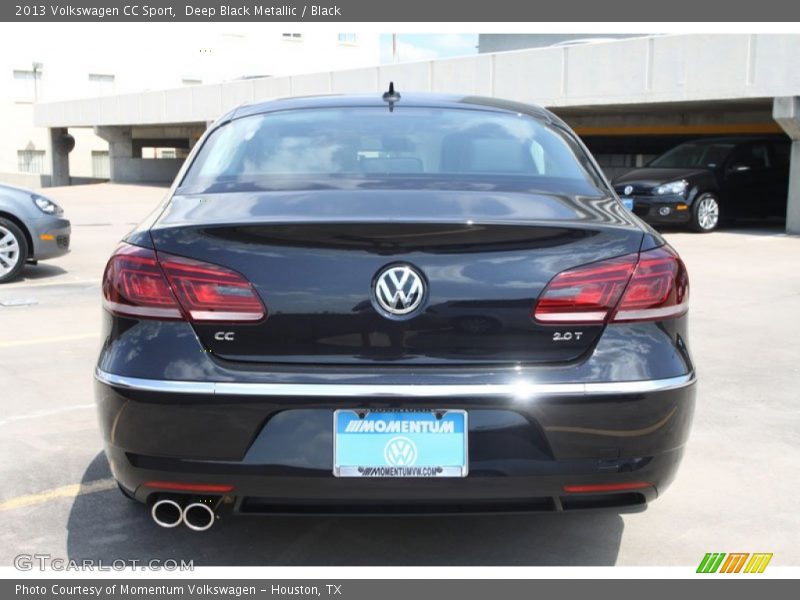 Deep Black Metallic / Black 2013 Volkswagen CC Sport