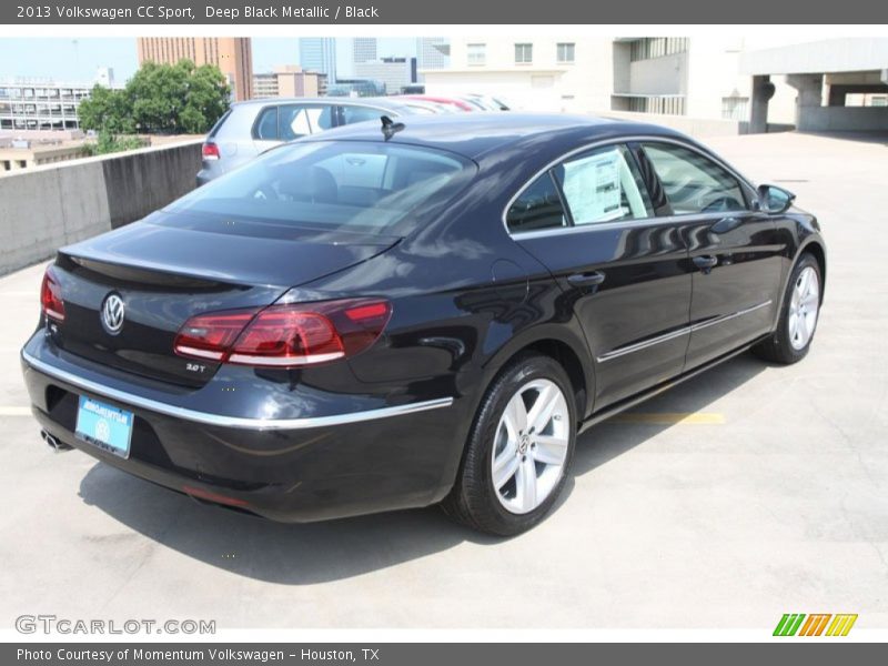 Deep Black Metallic / Black 2013 Volkswagen CC Sport