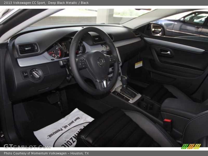 Deep Black Metallic / Black 2013 Volkswagen CC Sport