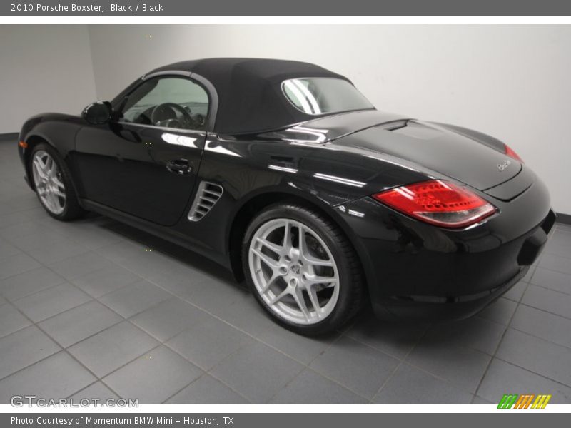 Black / Black 2010 Porsche Boxster