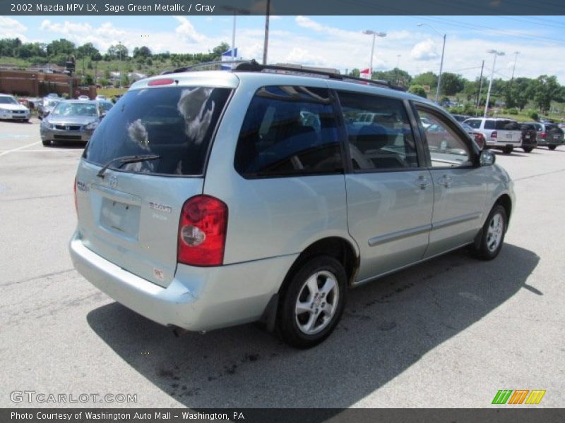 Sage Green Metallic / Gray 2002 Mazda MPV LX