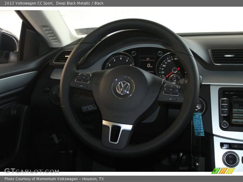 Deep Black Metallic / Black 2013 Volkswagen CC Sport