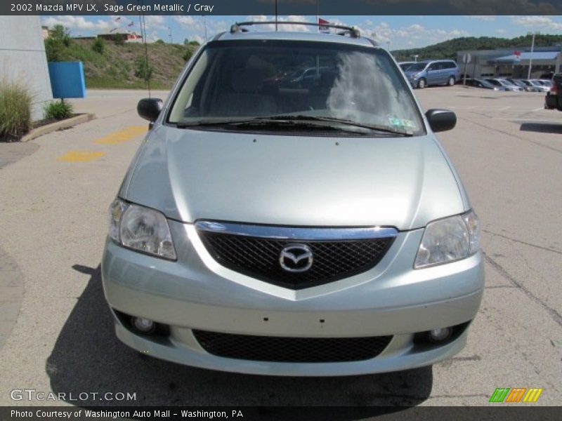 Sage Green Metallic / Gray 2002 Mazda MPV LX