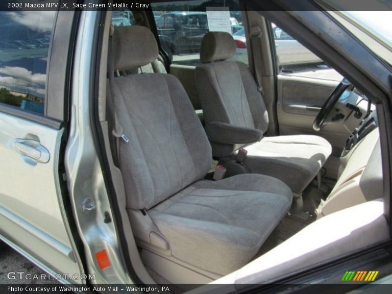 Sage Green Metallic / Gray 2002 Mazda MPV LX